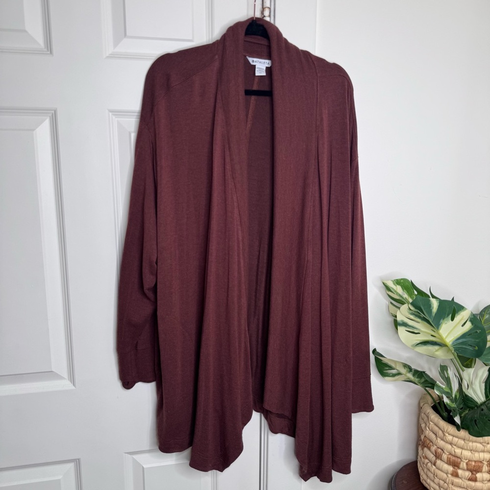 Athleta Open Front Cardigan 3X - Picture 2 of 6